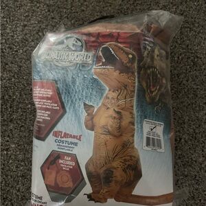Jurassic World Inflatable Dinosaur Costume kids one size